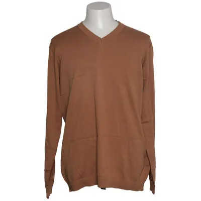 Pullover (Brown) from Fusaro Antonio Cotton