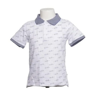 Poloshirt (Wit, Blauw, Meerkleurig) van Stop Go Katoen