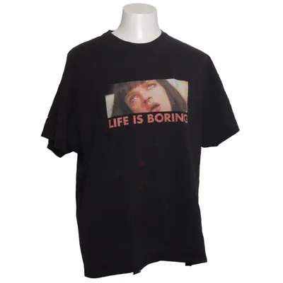 T-shirt (Svart) från Gildan Bomull