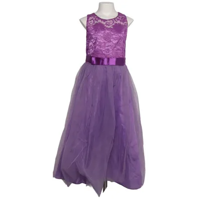 Blumenkinderkleid (Lila) von Ai Meng Baby Baumwolle, Polyester
