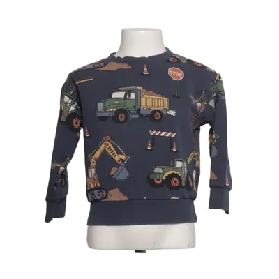 Sweatshirt (Blue, Multicolored) from Lindex Kids Cotton, Elastane