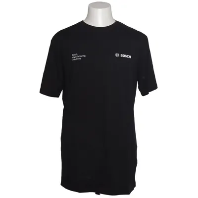 T-shirt (Sort) fra James & Nicholson Bomuld, Elastan