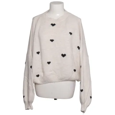 Pull-over (Blanc, Noir) Acrylique, Polyamide, Laine