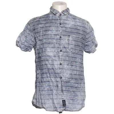 Chemise à manches courtes (Bleu, Blanc) de Mavi Coton