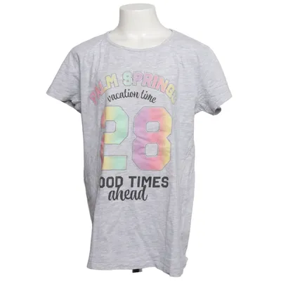 T-shirt (Grå, Flerfärgad) från Page One Young Bomull, Viskos