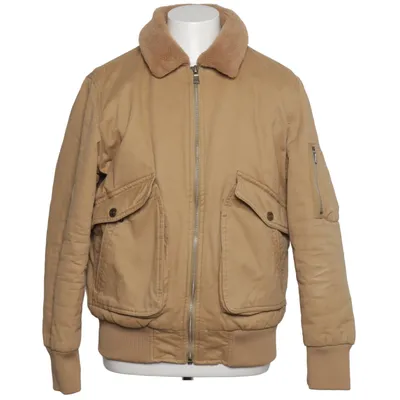 Flight jacket (Beige) Cotton, Polyester