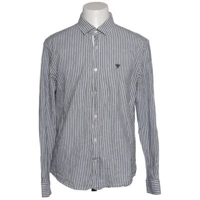 Shirt (Gray, White) from Felix Hardy Cotton, Linen