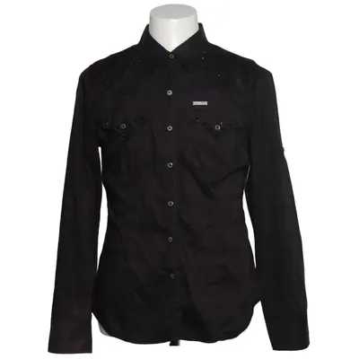 Shirt (Black) from Affliction Cotton, Elastane