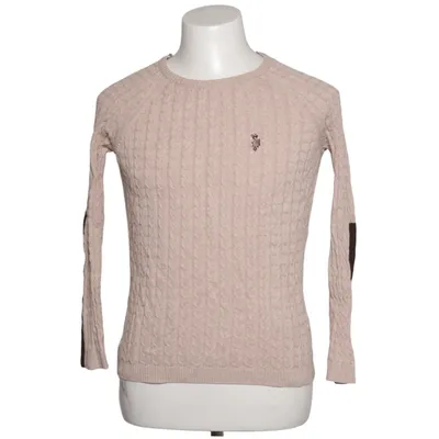 Sweater (Beige, Brown) from U.S. Polo Assn. Cotton