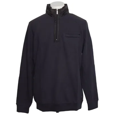 Fleece sweater (Blue) from Franco Bettoni Cotton