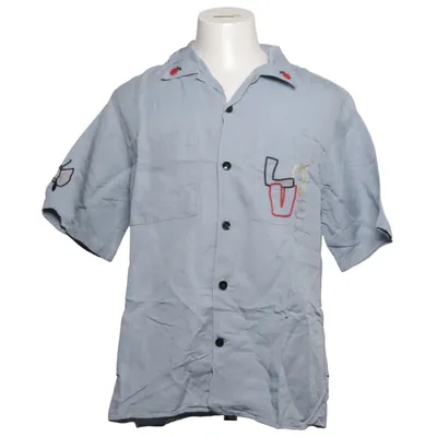 Chemise à manches courtes (Bleu) de NN07 Lin, Lyocell