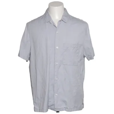 Korte mouwen shirt (Blauw) van H&M Man Katoen, Lyocell