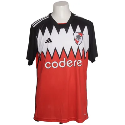Football jersey (Black, White, Red) from Adidas Recycled polyester