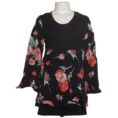 Top (Black, Multicolored) from Kess Polyamide, Viscose