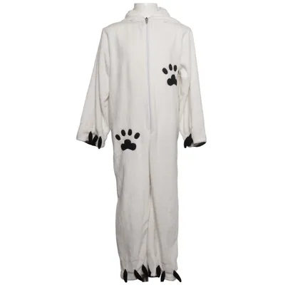 Heldragt (Hvid, Sort) fra Crazy Days Polyester