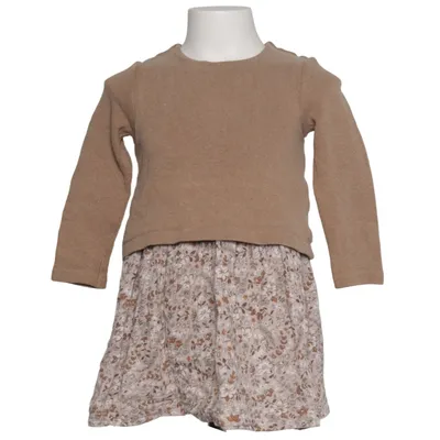 Dress (Beige, Multicolored) from Gymp Acrylic, Cotton, Elastane, Polyamide, Polyester, Viscose