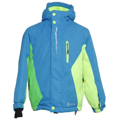 Skijakke (Blå, Grøn) fra Echt Polyester