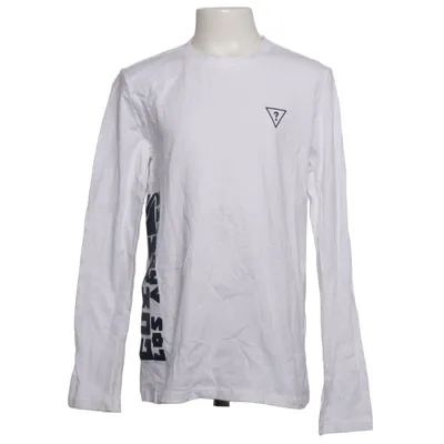 T-shirt à manches longues (Blanc) de Guess Kids Coton