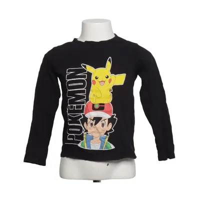 Långärmad t-shirt (Svart, Flerfärgad) från Pokémon Bomull