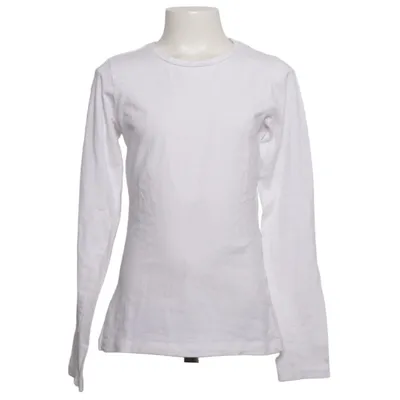 T-shirt à manches longues (Blanc, Rose) de YD Coton, Élasthane