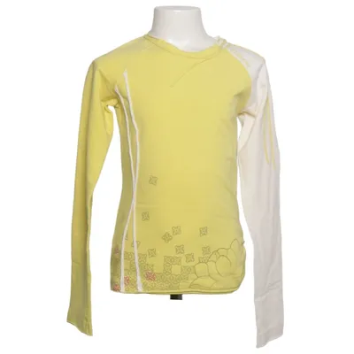 Langærmet t-shirt (Gul, Hvid) fra Oxbow Bomuld, Elastan
