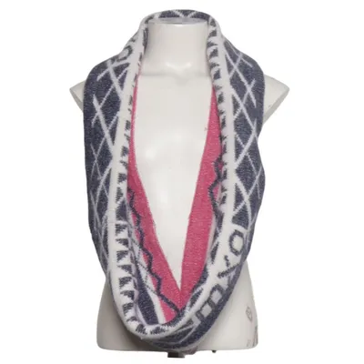 Infinity scarf (Blå, Hvid, Pink) fra Maximo Akryl, Uld