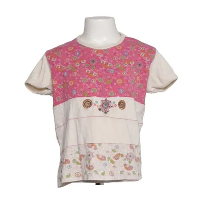 T-shirt (White, Pink, Multicolored) from Hot & Spicy Cotton