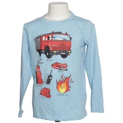 Långärmad t-shirt (Blå, Flerfärgad) från Dopo Dopo Boys Bomull, Polyester