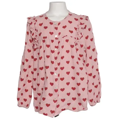 Blouse (Pink, Red) from Konges Sløjd Organic cotton