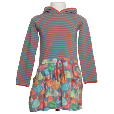 Kleid (Blau, Rot, Mehrfarbig) von Duns Baumwolle, Elasthan