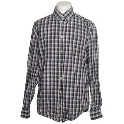 Chemise (Bleu, Blanc) de Kitaro Men Coton