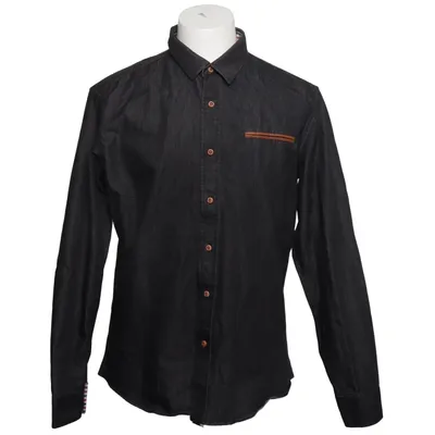 Denim shirt (Gray, Black) from Coofandy Cotton, Elastane, Polyester