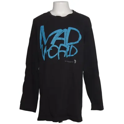 Long sleeve T-shirt (Black, Blue) from D555 Cotton, Elastane