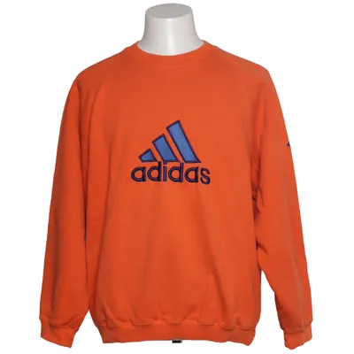 Sweatshirt (Orange, Blue) from Adidas Cotton, Polyester