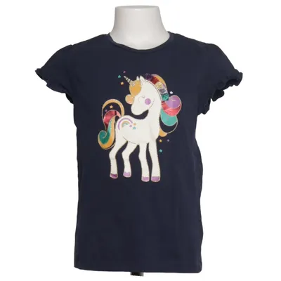 T-shirt (Blue, Multicolored) from Palomina Cotton