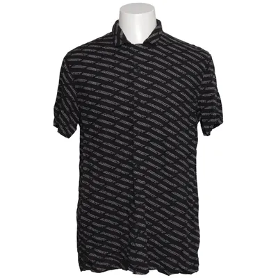 Chemise à manches courtes (Noir, Blanc) de Night Addict Viscose