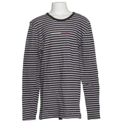 Langærmet t-shirt (Sort, Hvid) fra Sanetta