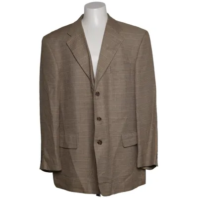 Blazer (Beige, Brown) from Gardeur Linen, Viscose