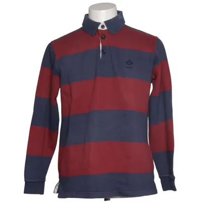 Rugby shirt (Blue, Red) from Oxford Cotton, Polyester