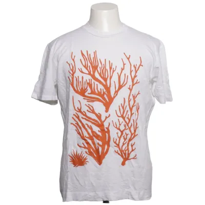 T-shirt (Hvid, Orange) fra Daniele Fiesoli Linned