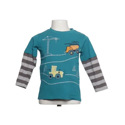 Langærmet t-shirt (Blå, Grå, Gul) fra Pusblu Bomuld, Viscose