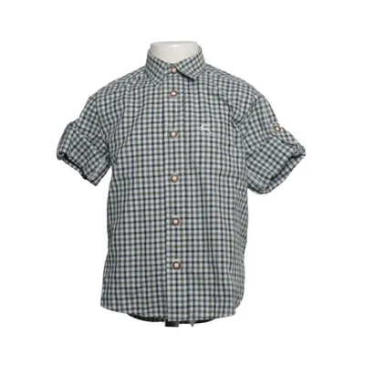 Kortärmad skjorta (Grön, Vit, Blå) från Os Trachten Bomull, Polyester