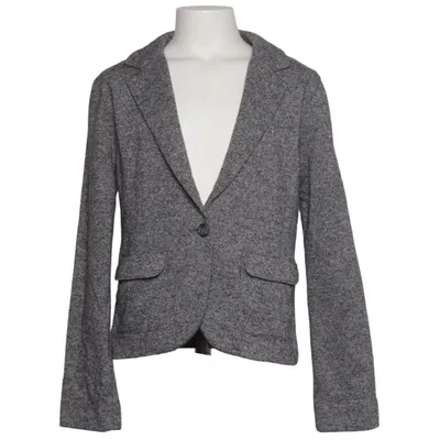 Blazer (Gray) from H&M Cotton, Polyester
