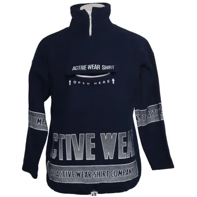 Fleece sweater (Blue) from The Shirt Company