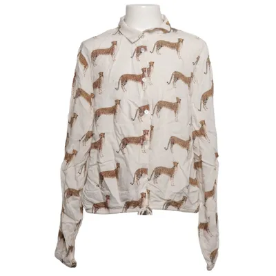 Blouse (Wit, Meerkleurig) van Kelzuki x H&M Viscose