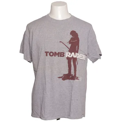T-shirt (Grå) fra Gildan Bomuld, Polyester