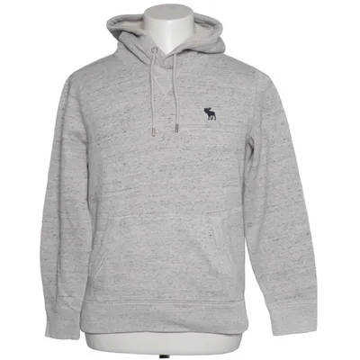Sweat à capuche (Gris) de Abercrombie & Fitch Coton, Fausse fourrure, Polyester