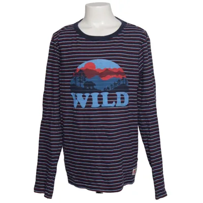Långärmad t-shirt (Blå, Röd, Flerfärgad) från American Outfitters Bomull, Linne