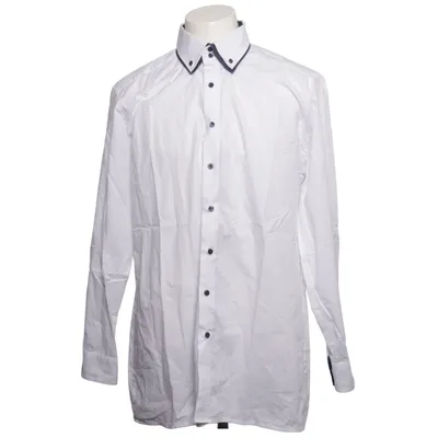 Chemise (Blanc, Bleu) de Royal class Coton