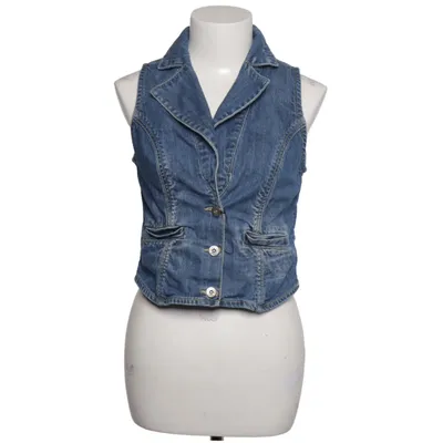 Denim vest (Blue) from AJC by Arizona Cotton, Elastane